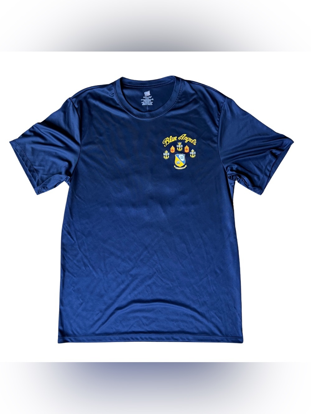 Blue Angels US Navy Graphic “Cool Dri” Athletic Tee Men’s Large